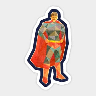 Superhero Lowpoly Sticker